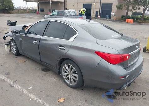 2015 Infiniti Q50 Premium from USA, damaged, VIN JN1BV7AP1FM333701